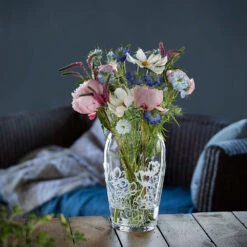 Bloom Wide Vase Bees & Cosmos -JINY Shop bloom wide vase