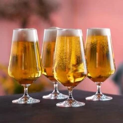 Cheers! Beer Glass, Set Of 4 9 Cheers! Beer Glass, Set Of 4 -JINY Shop cheers beer mood