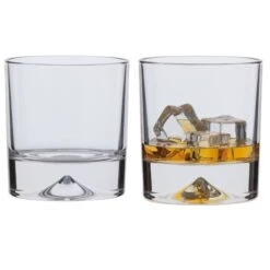 Dimple Double Old Fashioned Whisky Glass, Set Of 2