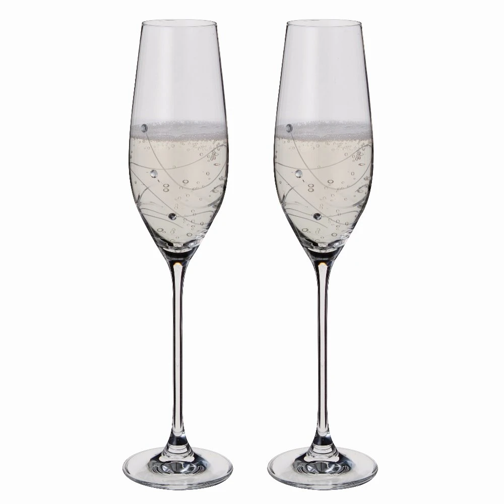 Glitz Champagne Flute, Set Of 2 3 Glitz Champagne Flute, Set Of 2