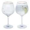 Glitz Gold Gin & Tonic Copa, Set Of 2 -JINY Shop goldcopap