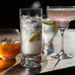 Dimple Highball Glass, Set Of 2 -JINY Shop highball web