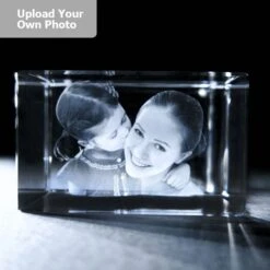 Large Laser Photo Gift Block - Rectangle (Free Text Engraving Available) - Standard Delivery Will Be 3 Working Days. -JINY Shop largerect2