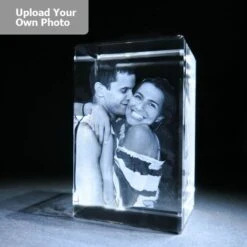 Large Laser Photo Gift Block - Tower (Free Text Engraving Available) - Standard Delivery Will Be 3 Working Days. -JINY Shop largetower2