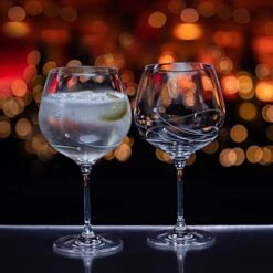 Glitz Gin & Tonic Copa, Set Of 2 -JINY Shop st2557 13 n p mood