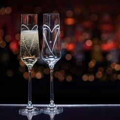 Glitz Romance Champagne Flutes -JINY Shop st2664 5 n p mood