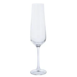 Cheers! Champagne Flute, Set Of 4 -JINY Shop st3286 4 4pk cheers flute empty co lr 1