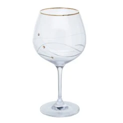 Glitz Gold Gin & Tonic Copa, Set Of 2 -JINY Shop st3305 13 p glitz gold copa empty co lr