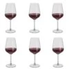 Select Red Wine Glass, Set Of 6 -JINY Shop st3464 3 6pk select red wine liquid co 6