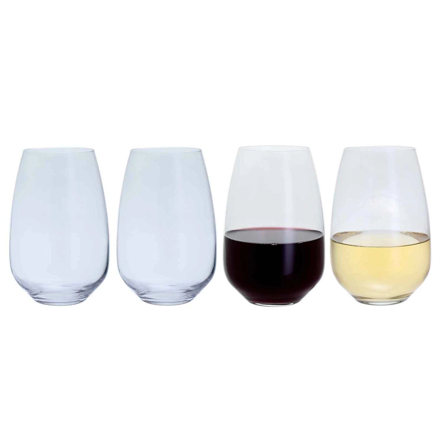 Cheers! Stemless Wine Glass, Set Of 4 3 Cheers! Stemless Wine Glass, Set Of 4